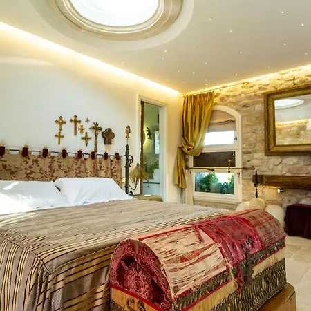 Medieval Tower In Sibillini Mountains Park