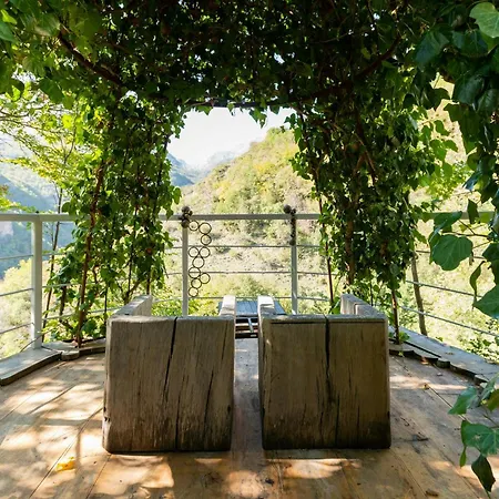 Medieval Tower In Sibillini Mountains Park