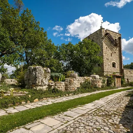 Medieval Tower In Sibillini Mountains Park *