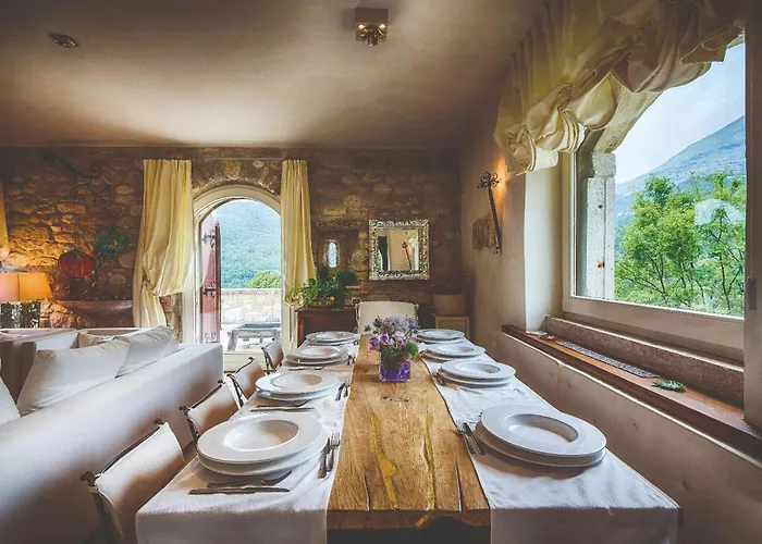 Medieval Tower In Sibillini Mountains Park * Vetice