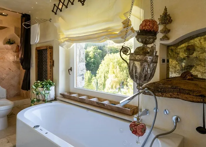 Medieval Tower In Sibillini Mountains Park Vetice