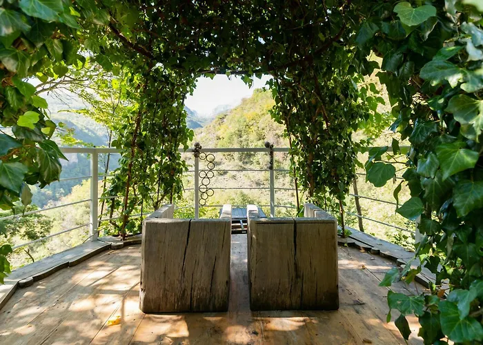 Medieval Tower In Sibillini Mountains Park